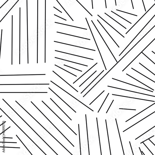 Pixel stripe seamless pattern with Black colors parallel stripe.Vector abstract background.