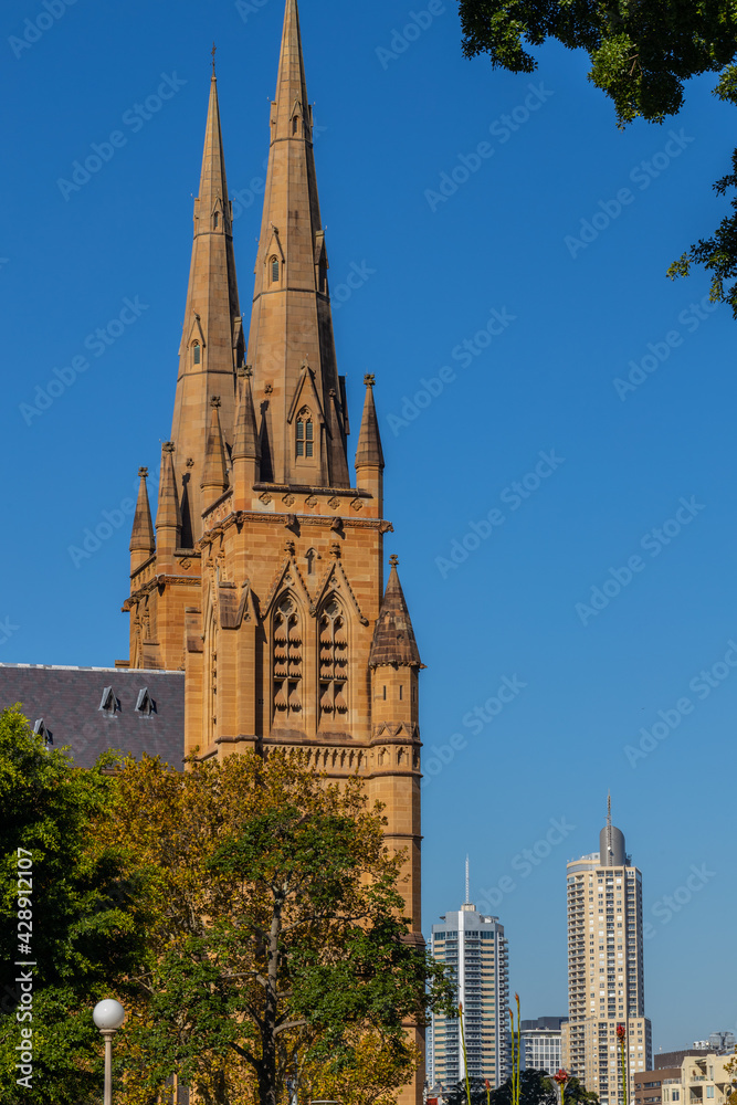 Saint Mary’s cathedral Church religious place of worship Sydney NSW Australia Saint Marys Cathedral Sydney