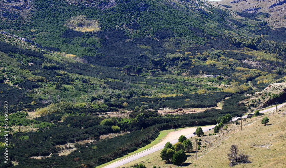 paisajes de cerranos de Sierra de la Ventana cerca de la ciudad de Bahia Blanca