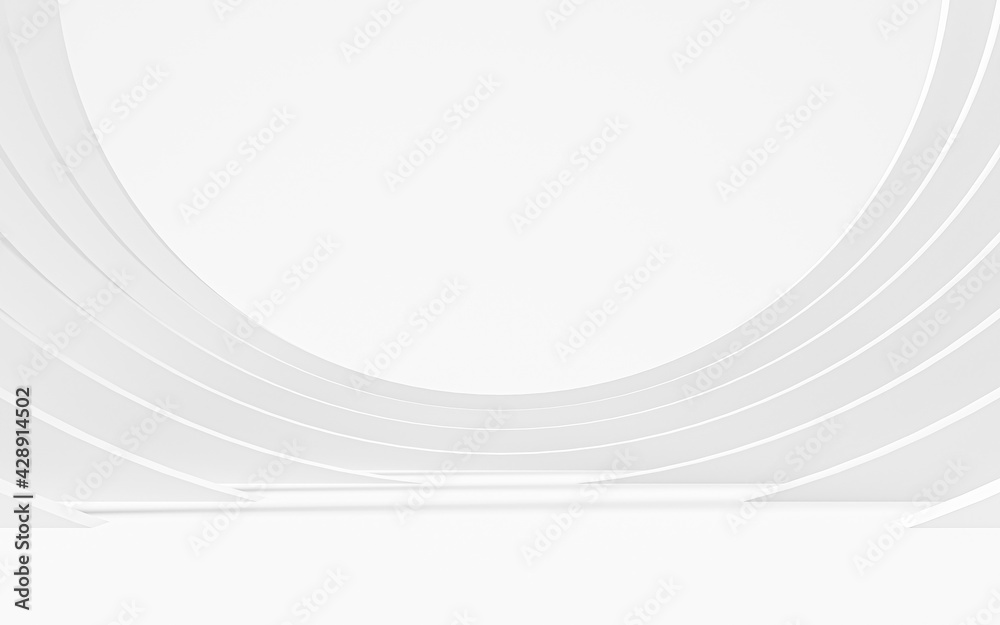 Abstract White Background. 3d rendering Stock Illustration Adobe Stock