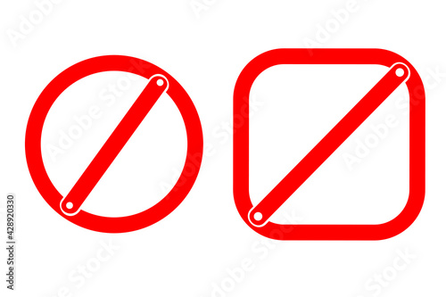 2 style simple vector Blank Prohibition Sign, Isolated on White
Free Download 2 style simple vector Blank Prohibition Sign, Isolated on White
- GFXLoad