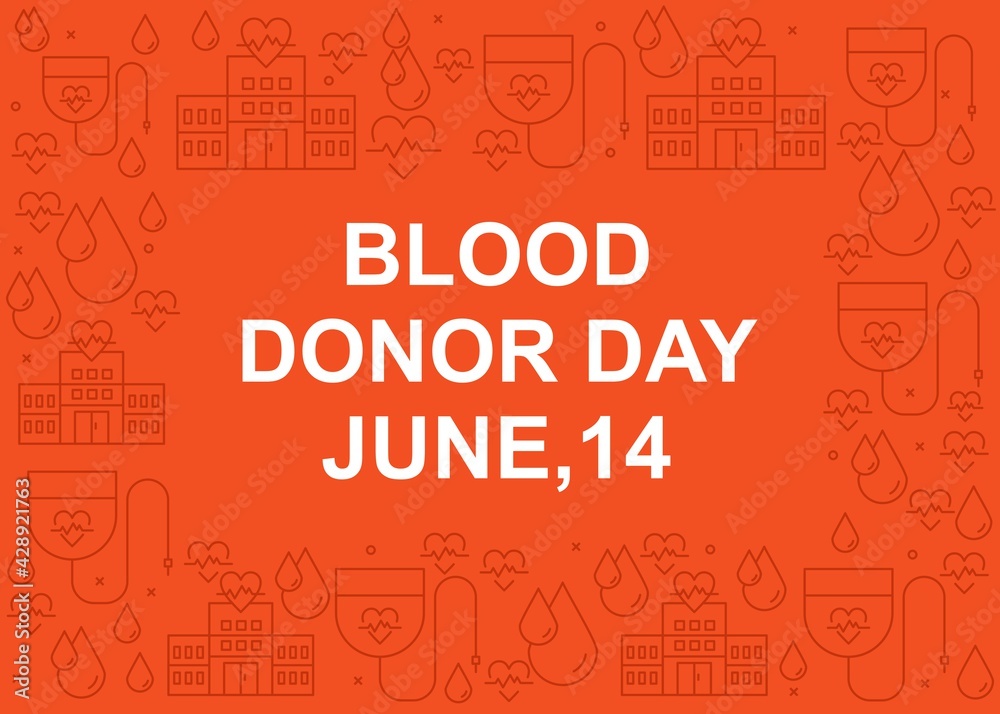 Blood donor banner design. Easy to edit with vector file. Can use for your creative content. Especially about blood donor day campaign in this june. Blood donor banner design. Easy to edit with vector file. Can use for your creative content. Especially about blood donor day campaign in this june.