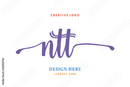 NTT lettering logo is simple, easy to understand and authoritative