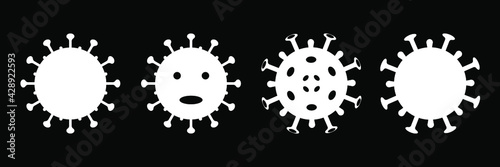  Coronavirus 2019-nCoV Icons set. Outbreak coronavirus. Pandemic, medical, healthcare, Stop Coronavirus concept. Creative Design Template vector illustration.