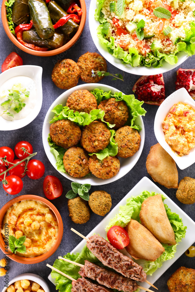 traditional middle eastern or arabic food traditional middle eastern or arabic food