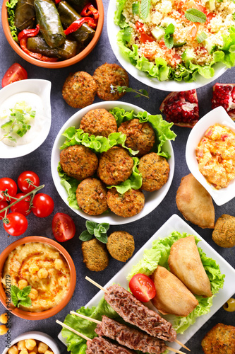 traditional middle eastern or arabic food