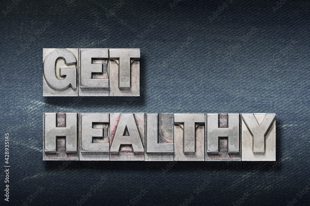 Obraz premium get healthy den