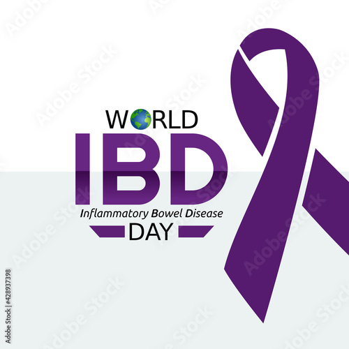 vector graphic of world IBD day good for world IBD day celebration. flat design. flyer design.flat illustration.