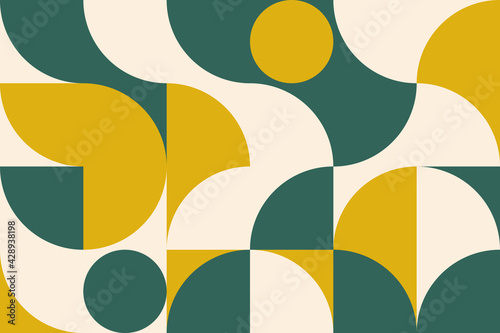 Abstract template in trending colors of 2021. Beautiful geometric pattern for printing on posters, decorative pillows, bedding textiles, fabrics, painting in the interior. Vector graphics.