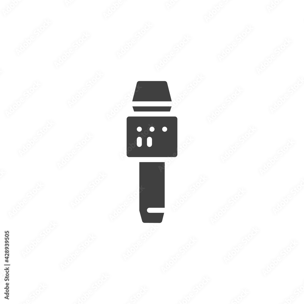 Microphone vector icon Microphone vector icon