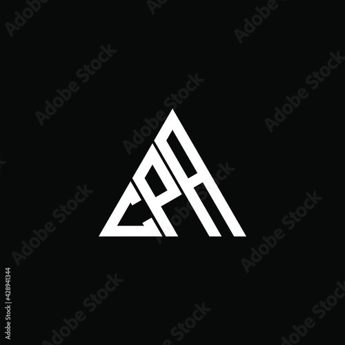 C P A letter logo creative design. CPA icon