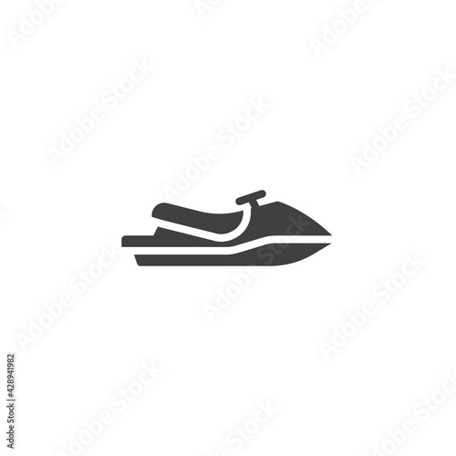 Jet Ski vector icon