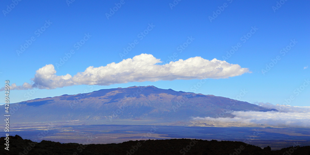 Panorama am Mauna Kea, Vulkan auf der Insel Big Island, Hawaii