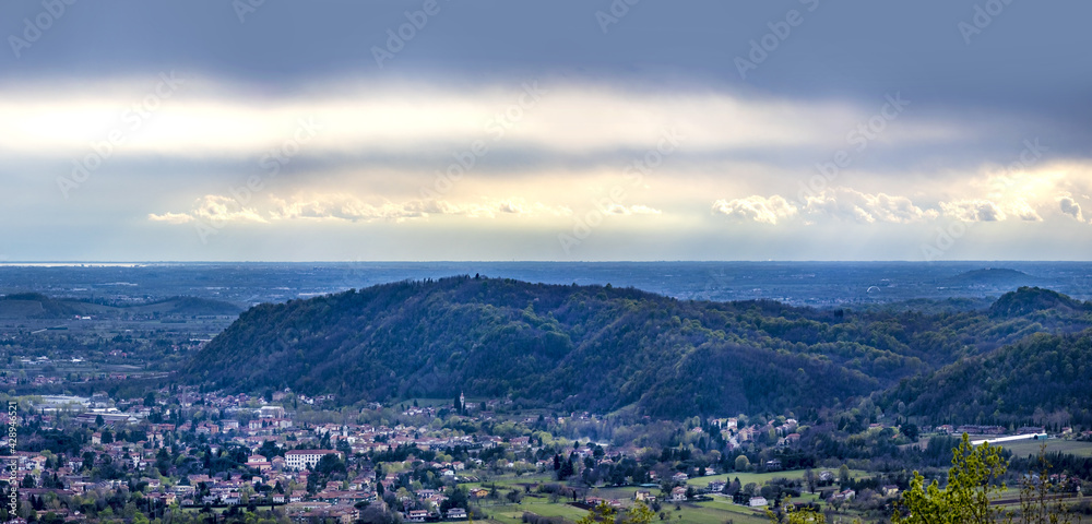 View on Gorizia Surrounding in Italy From Kekec Hill in Slovenia