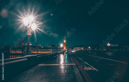 Big Ben and House of Parliament at Night, London, United Kingdom