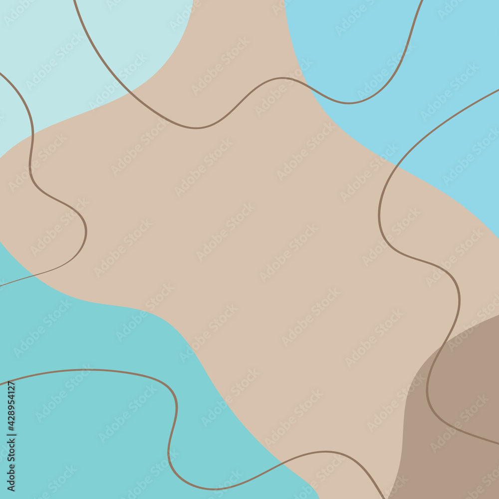 Background with waves of the sea, template for splash. Blue, brown and yellow are trendy pastel shades for summer designs. Background with waves of the sea, template for splash. Blue, brown and yellow are trendy pastel shades for summer designs.