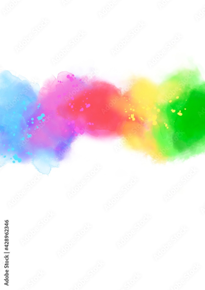 Watercolor Background - colorful - 6