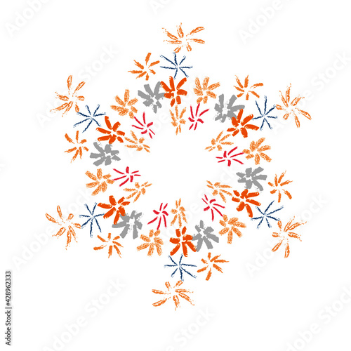 Wallpaper Mural abstract floral design Torontodigital.ca