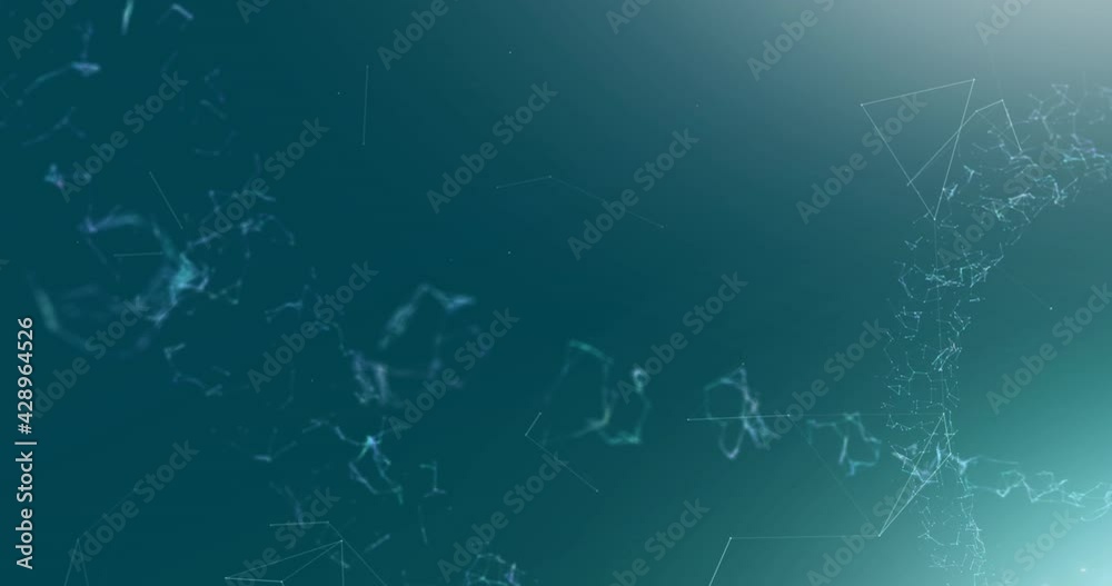Animation of dna structure spinning over glowing blue background Animation of dna structure spinning over glowing blue background