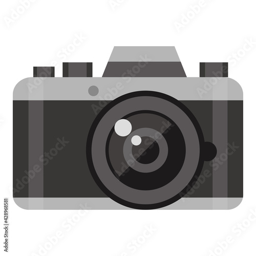 Single-lens reflex camera icon 一眼レフカメラのアイコン