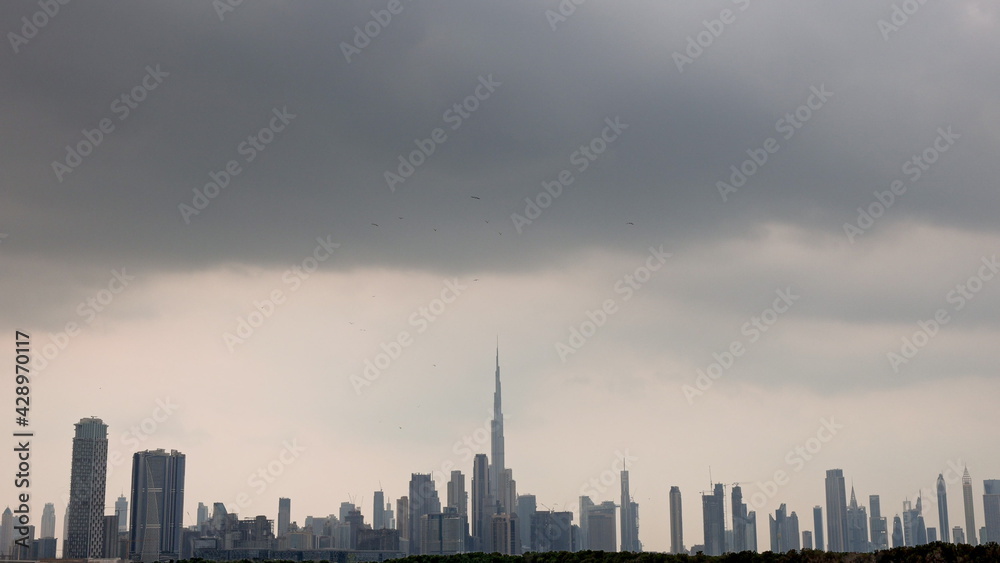 Panorama Of Dubai. Beauty And Sophistication.