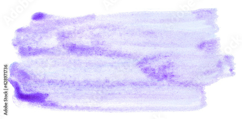 watercolor stain texture dark purple on paper.