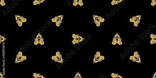Scythian ethnics. Scythian ornament seamless. Zoological style. Historical seamless pattern. Northern Black Sea region ar.t and culture. Animal in the ancient world. Ethnic pattern