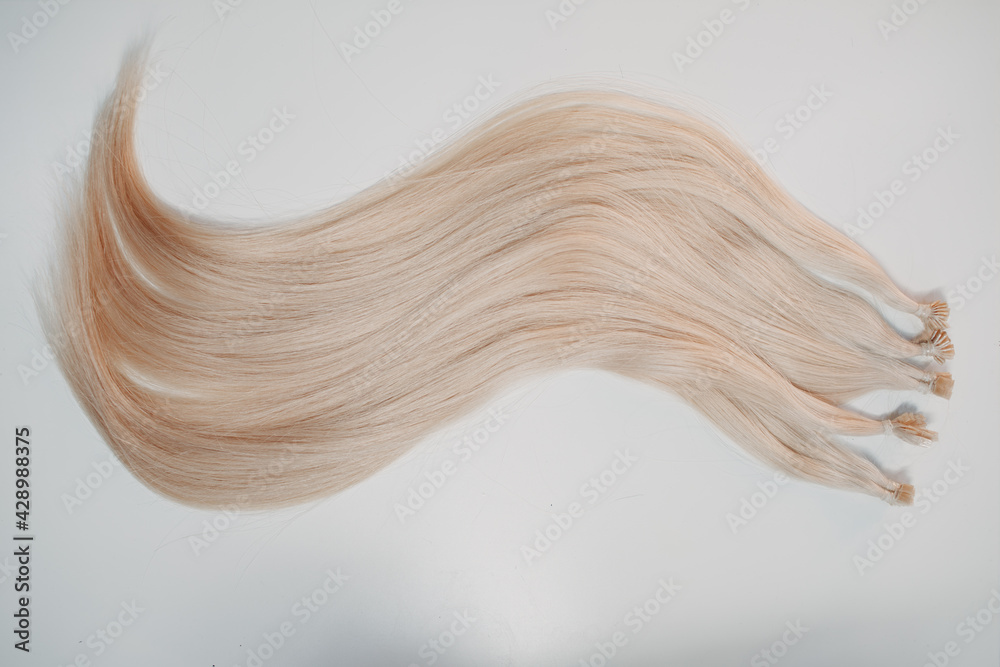 Micro Beads Nano Ring Human Hair Extensions.