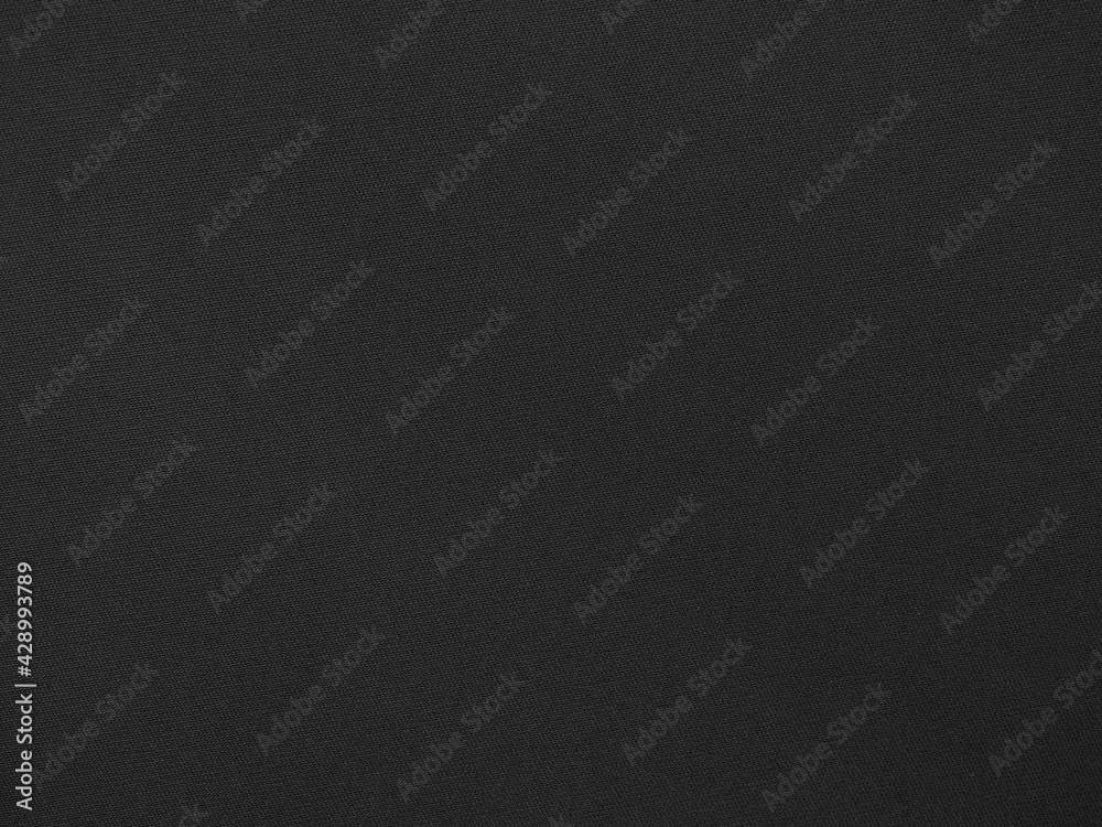 smooth black fabric cloth texture or background