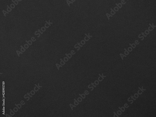 smooth black fabric cloth texture or background