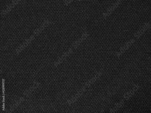 black fabric cloth texture or background