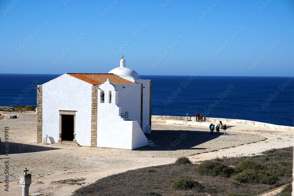 little church Santa Maria in the fortress of Sagres, 