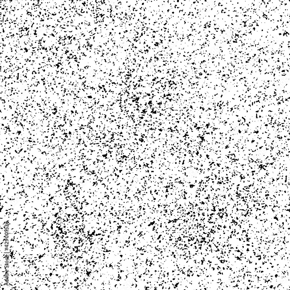 Black little stains seamless pattern. Scattered specks on white background. Grunge surface vector texture seamless pattern.