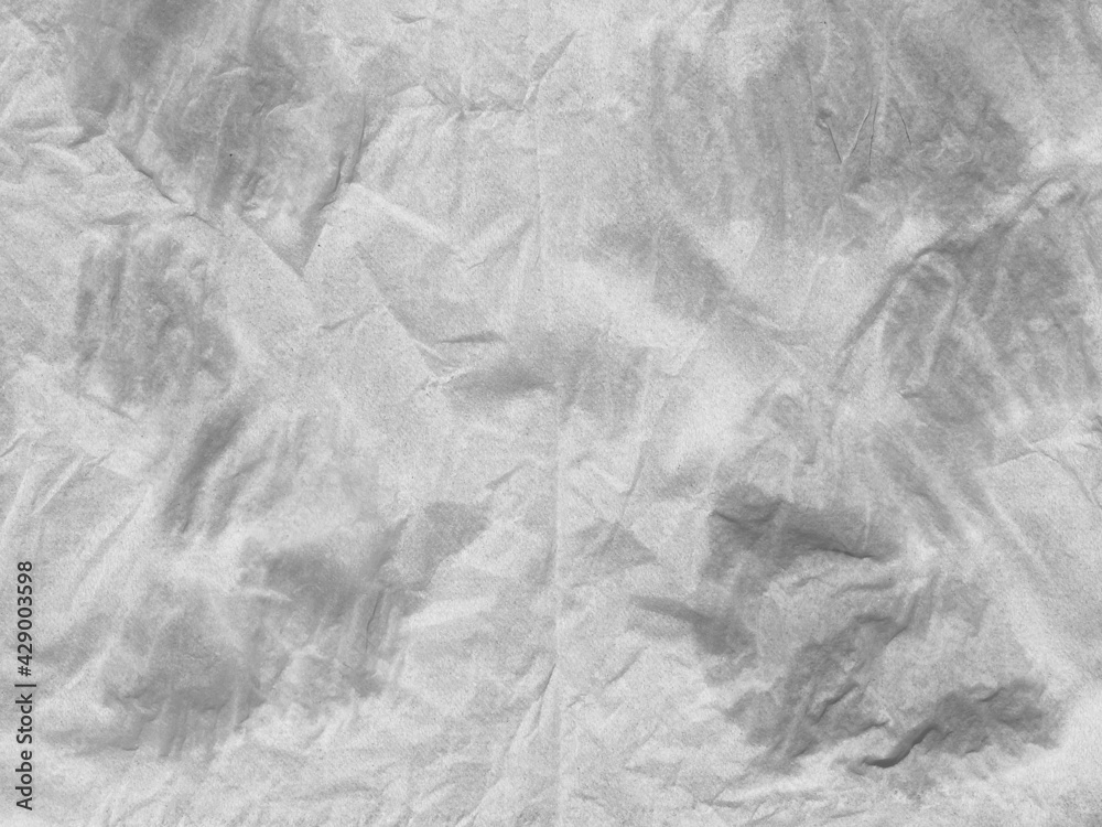 Texture of wet white tissue paper