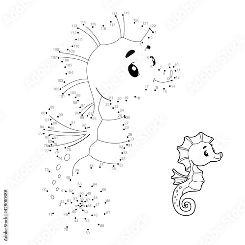 Dot to dot games for children