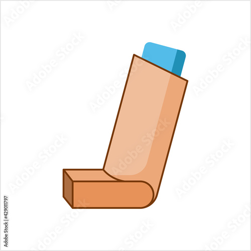 Inhaler Icon, Inhalator Icon, Breathing Inhaler