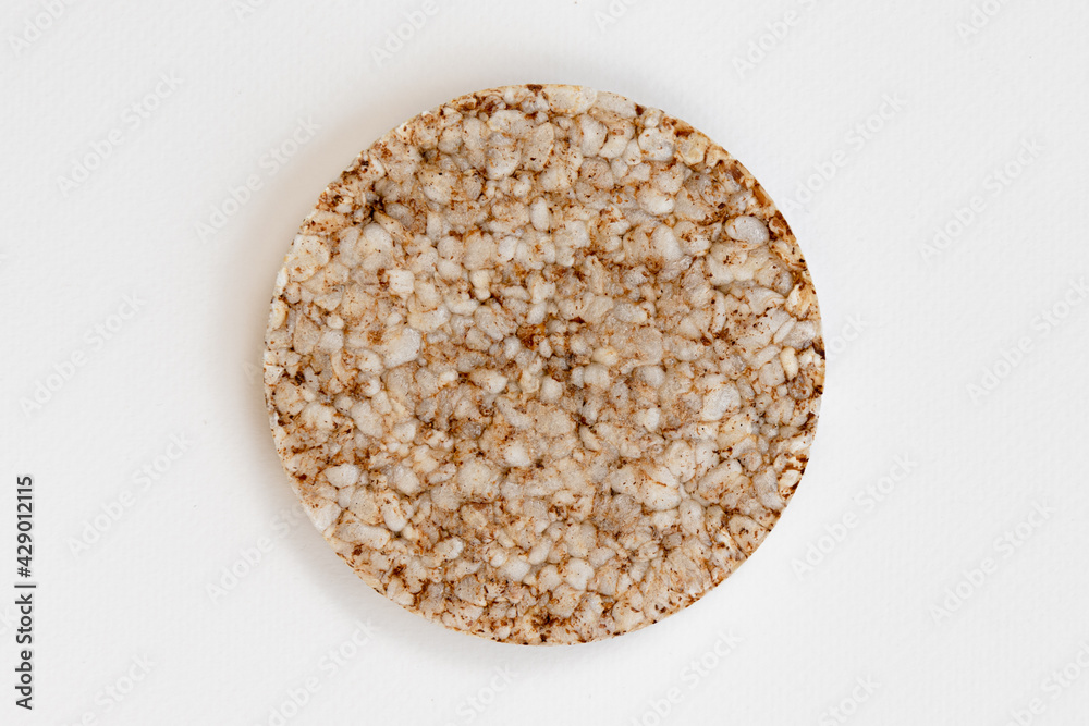 rice cakes isolated on white background, grain crispbreads rice cakes isolated on white background, grain crispbreads