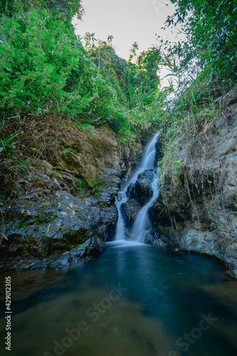 Fototapeta Naklejka Na Ścianę i Meble -  Waterfall in the jungle.