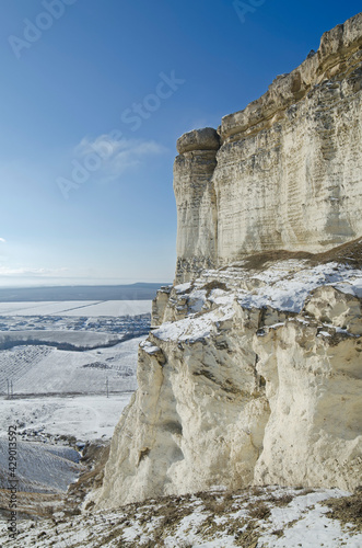 White hills in Crimea