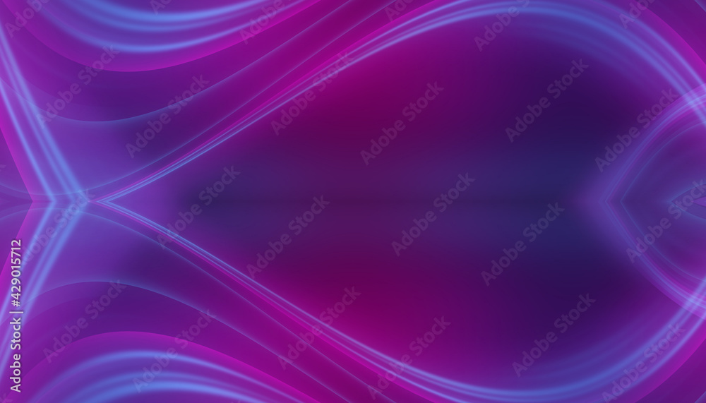 Empty dark abstract background with ultraviolet geometric lines. Neon glow. Empty dark abstract background with ultraviolet geometric lines. Neon glow.