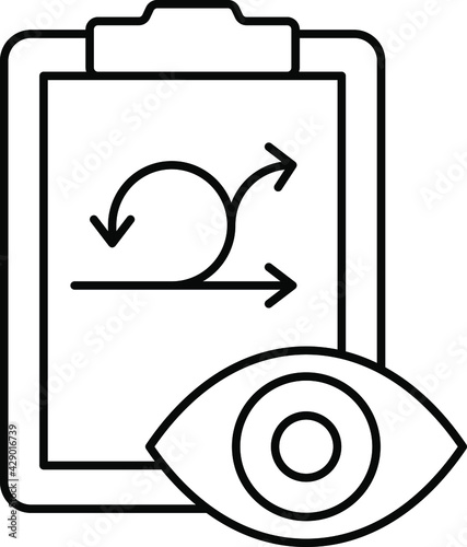agile visual management Concept Vector Color Icon Design, Software and web development symbol on white background, Computer Programming and Coding stock illustration