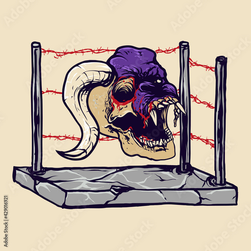 Brutal Skull Horror Theme