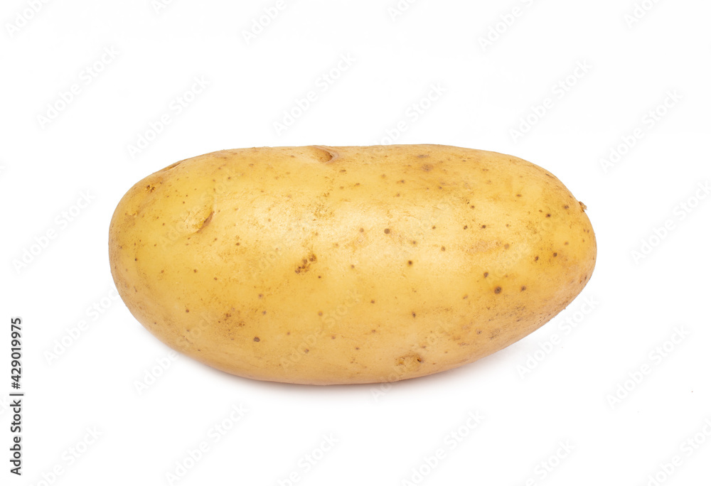 Fresh potato isolated on white background Fresh potato isolated on white background