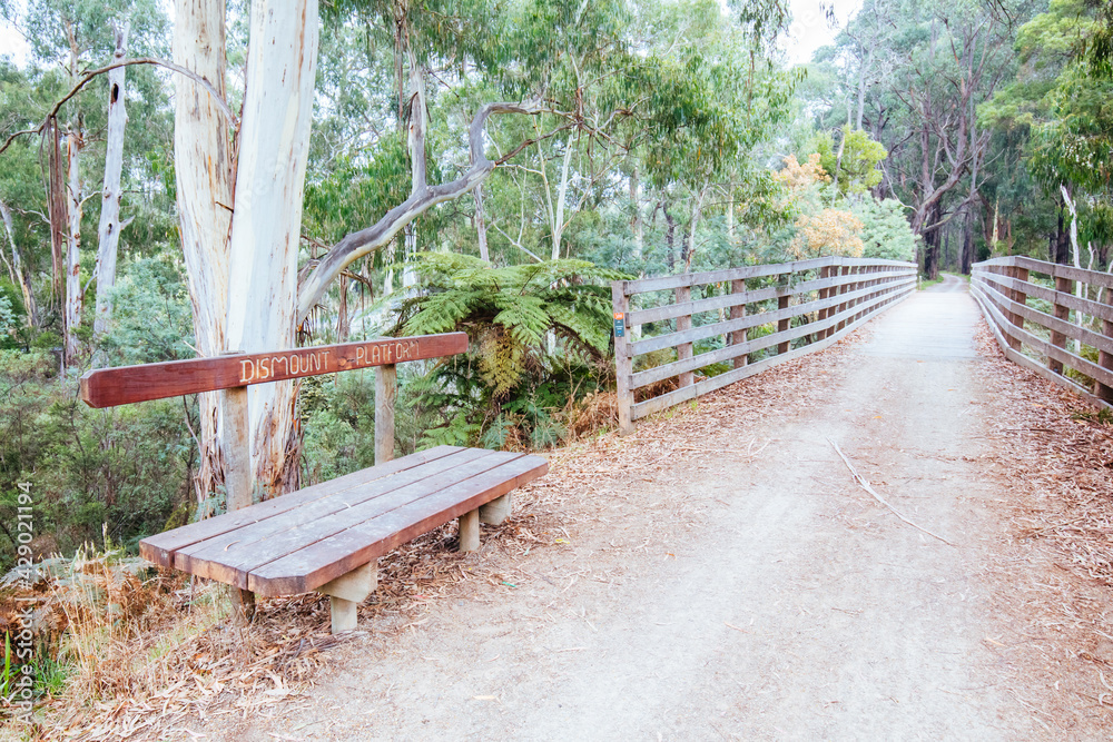 Lilydale to Warburton Rail Trail in Australia Lilydale to Warburton Rail Trail in Australia