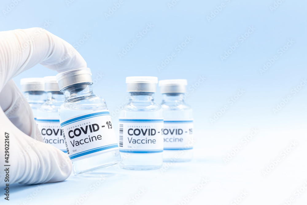 Vaccines for treating COVID-19 with copy space, corona virus, preventive use, immunization and treatment, medical concept, isolated on white background. Vaccines for treating COVID-19 with copy space, corona virus, preventive use, immunization and treatment, medical concept, isolated on white background.