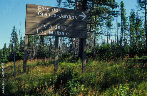 Parc national des Grands jardins, Quebec, Canada photo