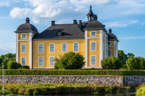 Summer view of the castle of Stromsholm in Sweden