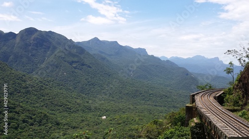 railway in the mountains