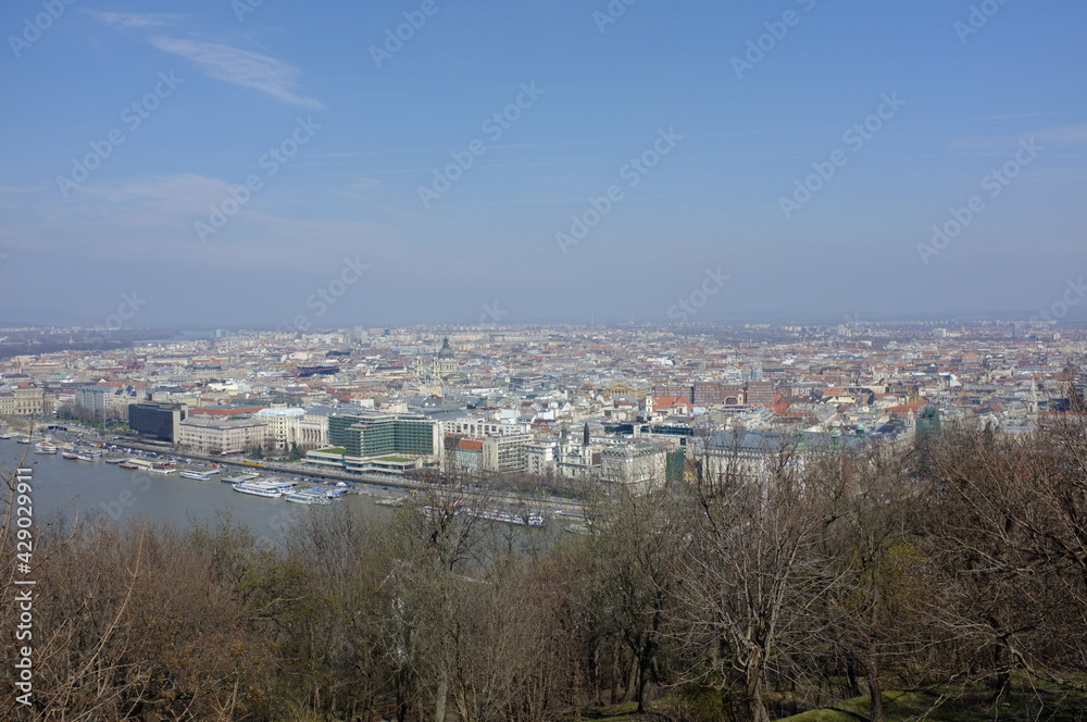 Obraz premium European city skyline