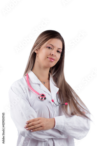 young beautiful doctor woman